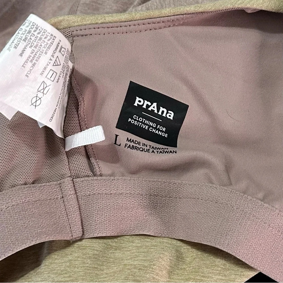 NWT Prana Heavana Hot Spell Shortie Size L Willow / Cliffside Heather - Picture 9 of 9